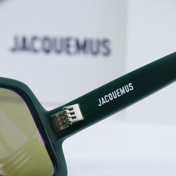 Jacquemus CABANA JAC/86 C3 Square Sunglasses - Green